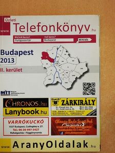 Üzleti telefonkönyv - Budapest II. kerület 2013. [antikvár]