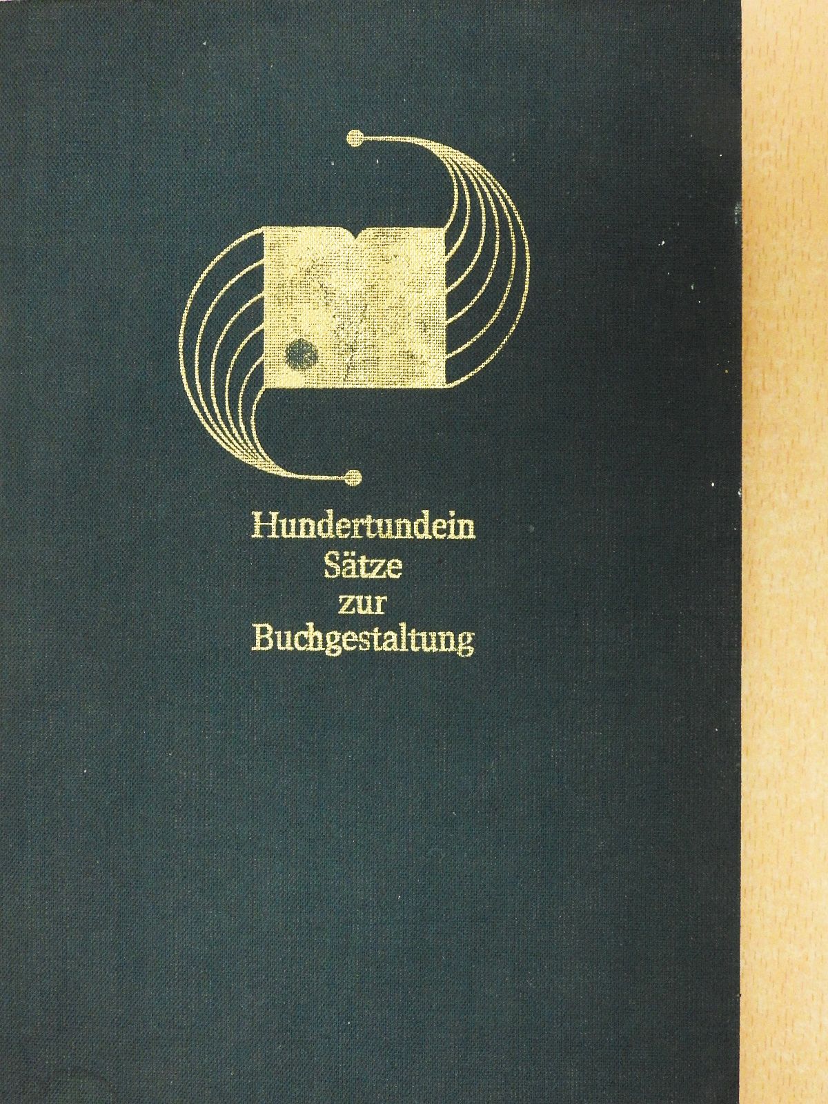 Albert Kapr - Hundertundein Sätze zur Buchgestaltung (dedikált példány) [antikvár]