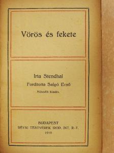 Stendhal - Vörös és fekete [antikvár]