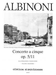 ALBINONI - CONCERTO A CINQUE OP.5/11,KONZERT G-MOLL F.VIOLINE U.STR.ORCH.,PARTITUR
