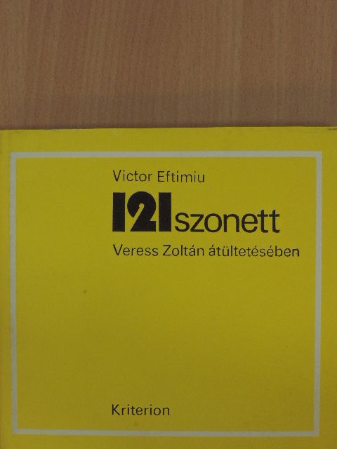 Victor Eftimiu - 121 szonett [antikvár]