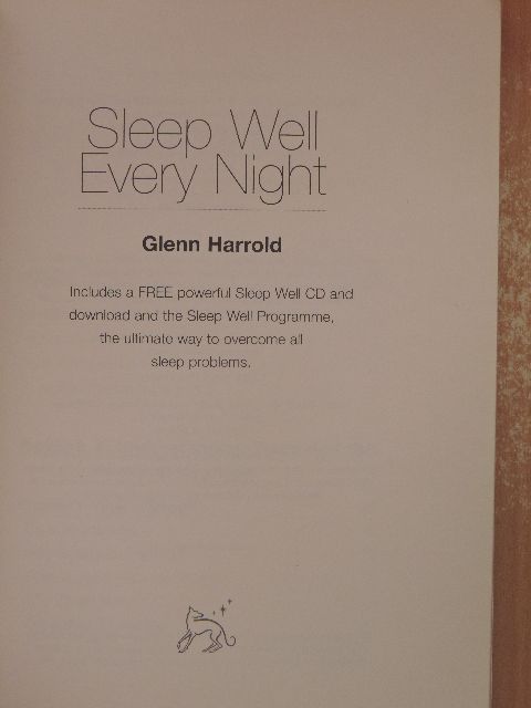 Glenn Harrold - Sleep Well Every Night [antikvár]