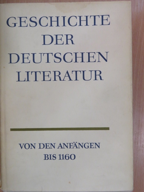 Ewald Erb - Geschichte der Deutschen Literatur [antikvár]