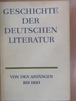 Ewald Erb - Geschichte der Deutschen Literatur [antikvár]