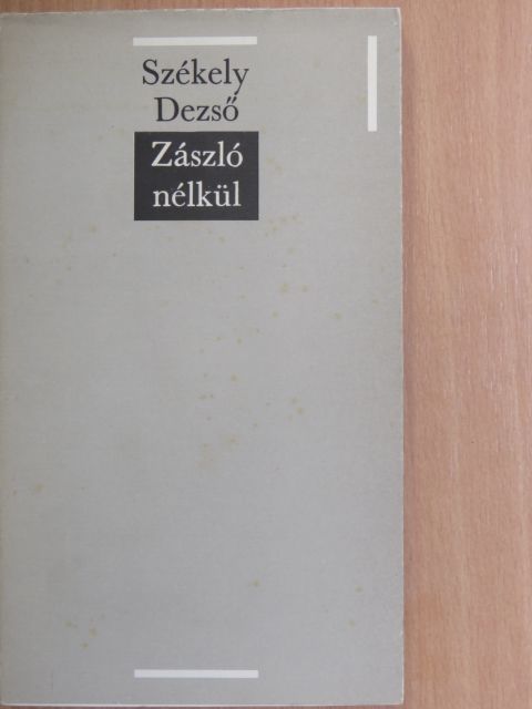 Székely Dezső - Zászló nélkül [antikvár]