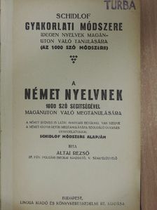 Altai Rezső - Schidlof gyakorlati módszere - Német 1-10. füzet [antikvár]