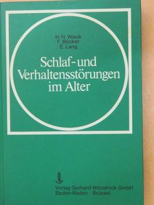 E. Wetterer - Schlaf- und Verhaltensstörungen im Alter [antikvár]
