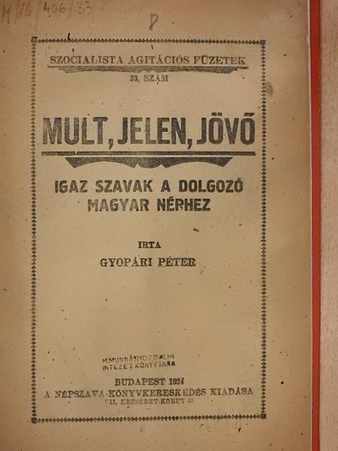 Gyopári Péter - Mult, jelen, jövő [antikvár]