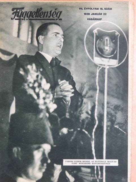 Függetlenség 1939. január 22. [antikvár]