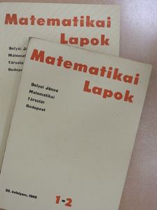 Alpár László - Matematikai Lapok 1969/1-4. [antikvár]