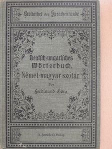Ferdinand Görg - Német-magyar szótár (gótbetűs) [antikvár]