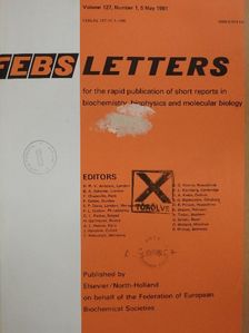 C. I. Ragan - Febs Letters Volume 127, Number 1-2./Volume 128, Number 1-2. [antikvár]