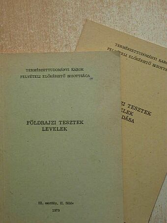 Földrajzi tesztek, levelek/Földrajzi tesztek, levelek megoldása I-II. [antikvár]