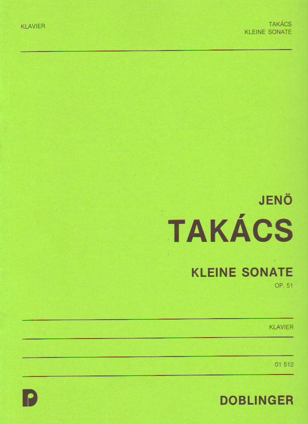 TAKÁCS JENŐ - KLEINE SONATE OP.51 FÜR KLAVIER