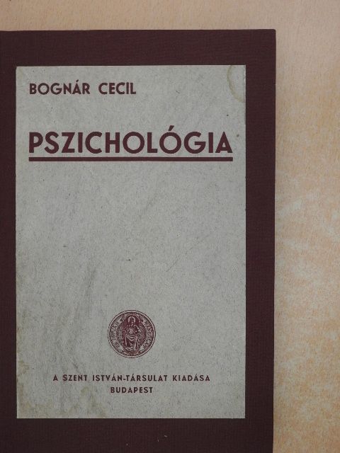 Bognár Cecil - Pszichológia [antikvár]