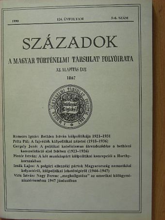 A. Sz. Milnyikov - Századok 1990/5-6. [antikvár]