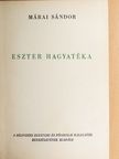 Márai Sándor - Eszter hagyatéka/Déli szél [antikvár]