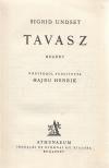 Undset, Sigrid - Tavasz [antikvár]