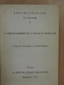 Buzás Andor - A Párizsi Kommün és a francia irodalom [antikvár]