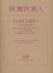 PORPORA - CONCERTO IN LA MINORE PER VIOLONCELLO SOLO CON VIOLINI E BASSO, PIANO SCORE