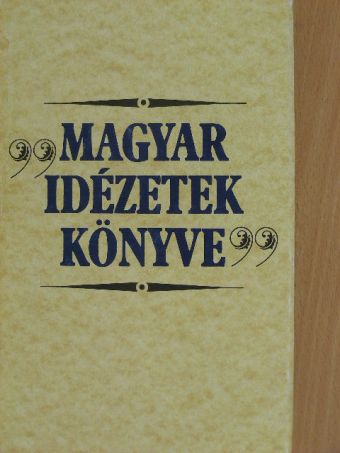 Babits Mihály - Magyar idézetek könyve [antikvár]