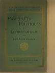 Paul-Louis Courier - Pamphlets politiques et lettres d'Italie [antikvár]
