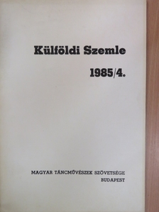 Külföldi Szemle 1985/4. [antikvár]
