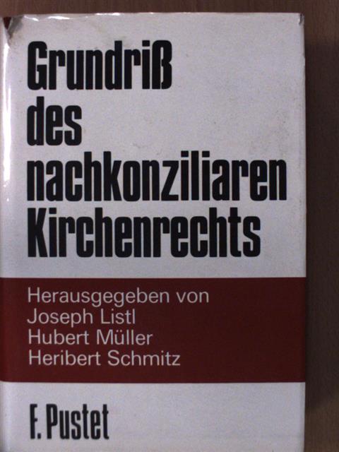 Grundriß des nachkonziliaren Kirchenrechts [antikvár]