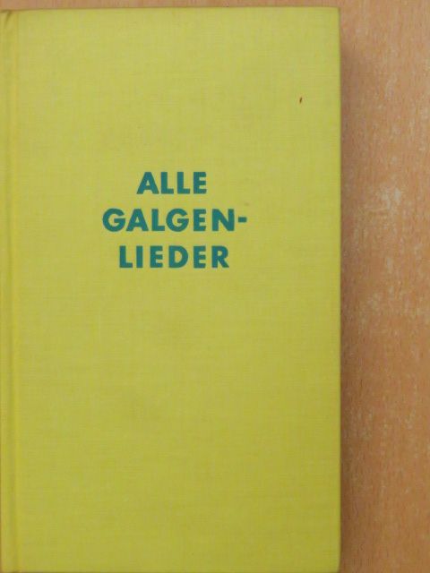 Christian Morgenstern - Alle Galgenlieder [antikvár]
