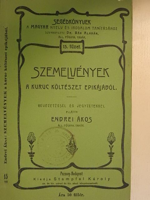 Szemelvények a kuruc költészet epikájából [antikvár]