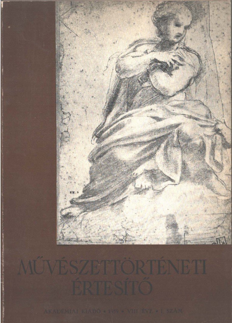 Fülep Lajos - Művészettörténeti értesítő VIII. évf. 1. szám [antikvár]