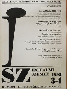 Bogdán László - Irodalmi Szemle 1998. március-április [antikvár]