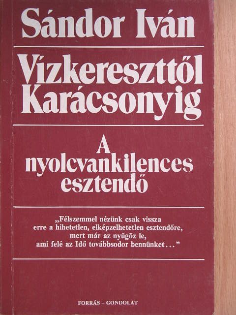 Sándor Iván - Vízkereszttől Karácsonyig [antikvár]
