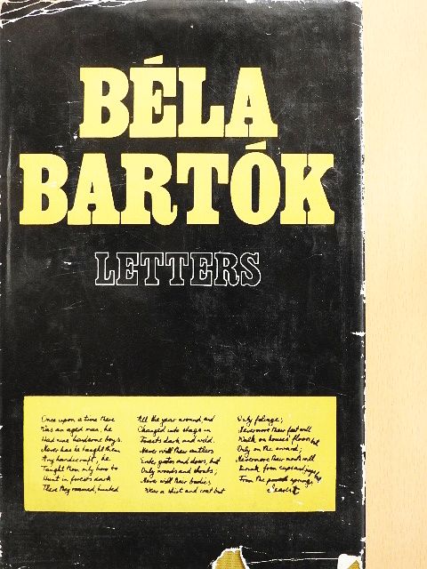 Bartók Béla - Béla Bartók Letters [antikvár]