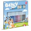 Bluey: Nyomda készlet filctollakkal - 18 darabos