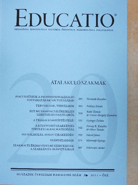 Bakó Tamás - Educatio 2011. ősz [antikvár]
