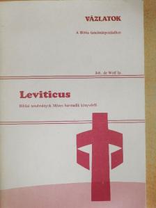 John. de Wolf lp. - Leviticus [antikvár]