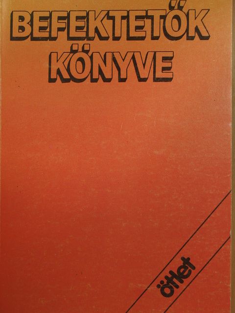 Ádám Zsigmond - Befektetők könyve [antikvár]