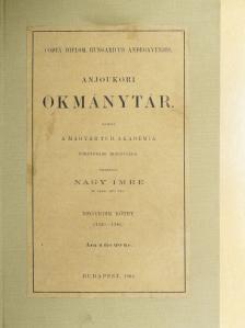 Anjoukori okmánytár IV. (töredék) [antikvár]