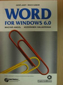 Gerő Judit - Word for Windows 6.0 [antikvár]