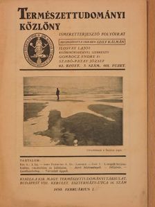 báró Fejérváry G. Gy. - Természettudományi Közlöny 1930. februárius 1. [antikvár]