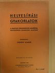 Helyesírási gyakorlatok [antikvár]