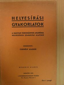 Helyesírási gyakorlatok [antikvár]