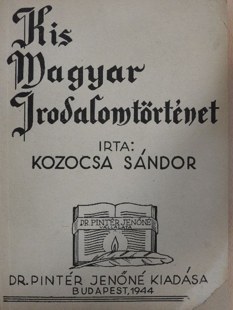 Kozocsa Sándor - Kis Magyar Irodalom [antikvár]