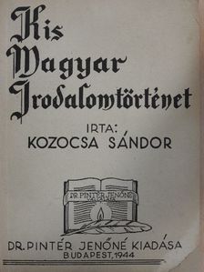 Kozocsa Sándor - Kis Magyar Irodalom [antikvár]