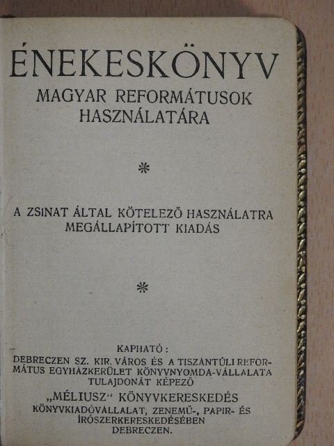 Énekeskönyv [antikvár]