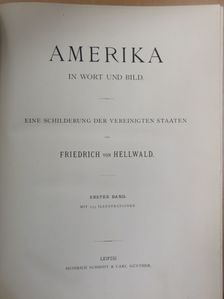 Friedrich von Hellwald - Amerika in Wort und Bild I. [antikvár]