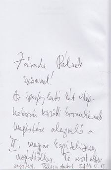 Pálóczi Antal - A paráznabillegető (dedikált) [antikvár]