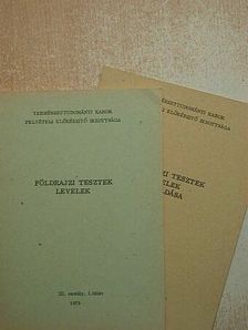Földrajzi tesztek, levelek/Földrajzi tesztek, levelek megoldása I-II. [antikvár]