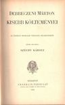 Debreczeni Márton - Debreczeni Márton kisebb költeményei [antikvár]